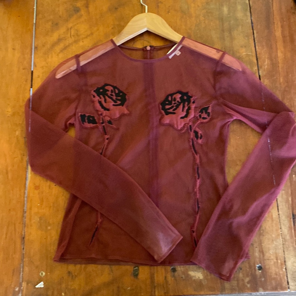 Sheer Open Ceremony Top